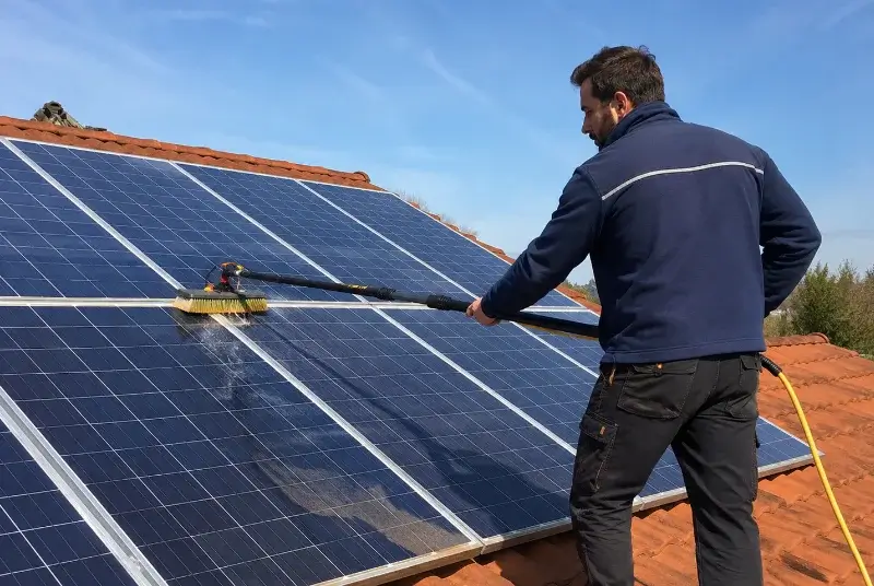 Nettoyage et entretien de panneaux solaires à Champagne-au-Mont-d'Or